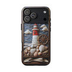 Nautical Lighthouse Phone Case, Coastal Beach iPhone Galaxy Pixel 9 Summer Gift