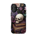 Dark Floral Skull Phone Case: Gothic Roses iPhone, Samsung, Pixel