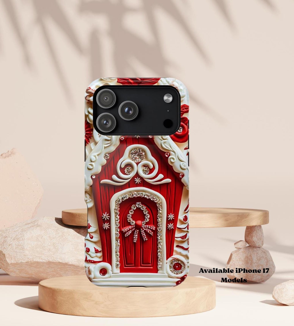 Gingerbread Christmas Phone Case iPhone Holiday Gingerbread MagSafe Compatible Winter Protective